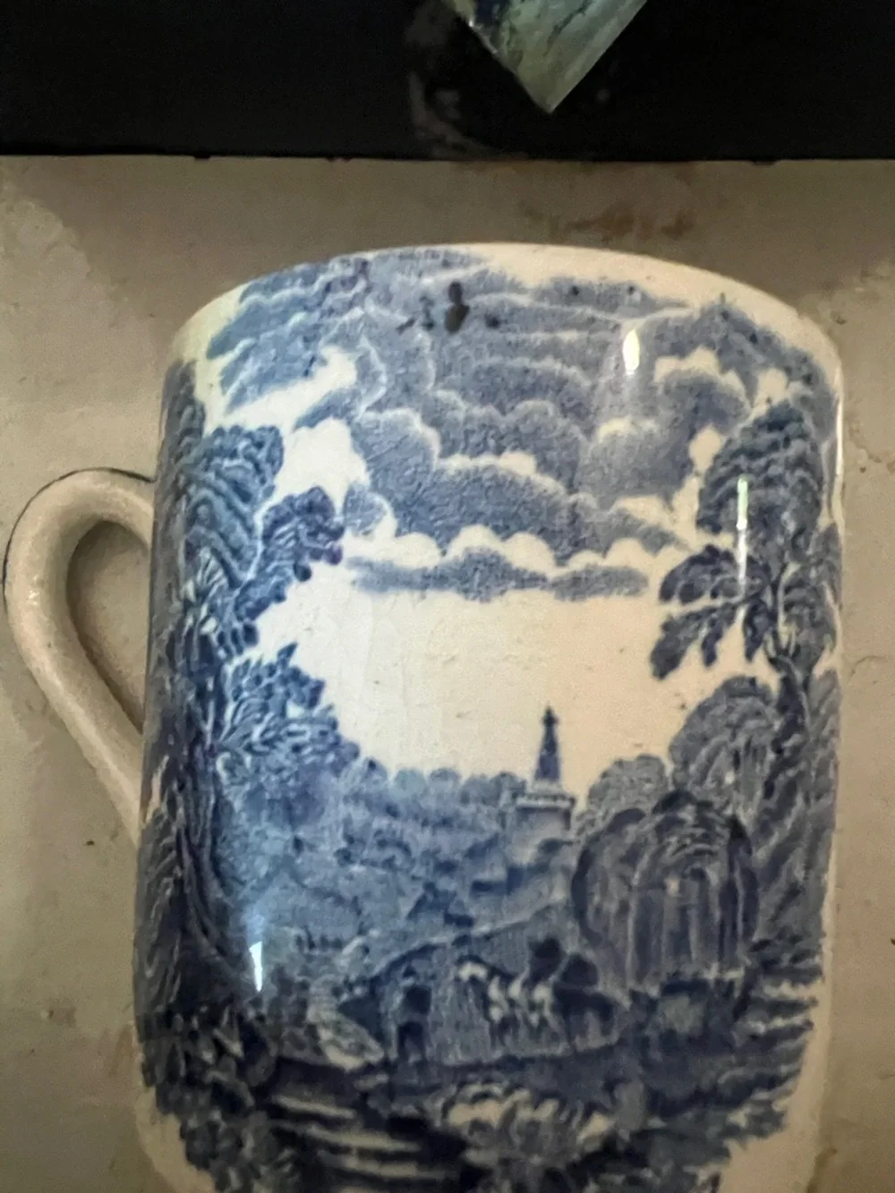Extremely Rare-After Dinner Blue & White Coffee Set-Enoch Wedgwood-Original box - Picture 10 of 15
